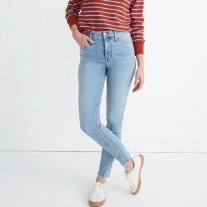 Madewell 10" High-Rise Skinny Jeans Wheeler Wash 30